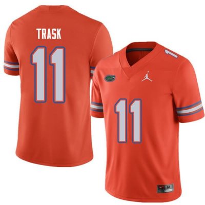 Men's Florida Gators #11 Kyle Trask NCAA Jordan Brand Orange Authentic Stitched College Football Jersey SBU4862OP